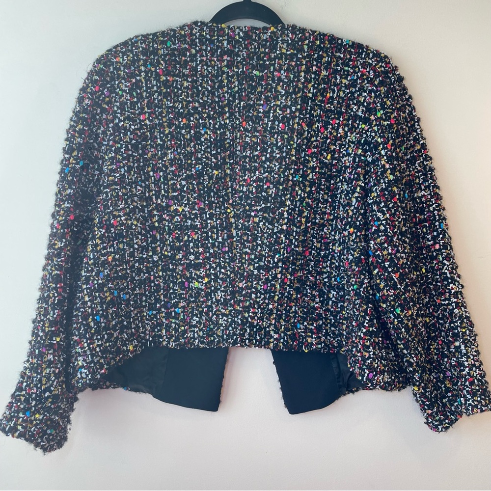 Escada Wool Blend Multi-Color Button Down Jacket … - image 2